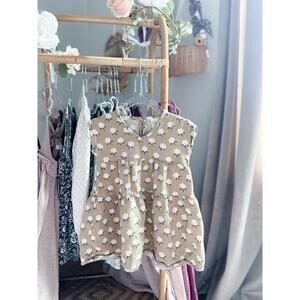 Rylee + Cru Vienna Floral Almond Flowy Midi Dress 18-24mths